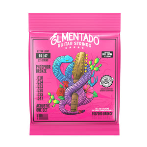 10|47 PHOSPHOR BRONZE : Docerola Guitar Strings (Pairs) | EL MENTADO™