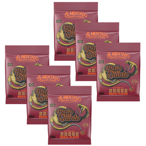NICKEL PLATED : Bajo Quinto Strings (Ball End) 6-PACK | EL MENTADO™
