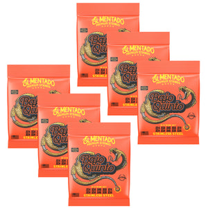 STAINLESS STEEL : Bajo Quinto Strings (Ball End) 6-PACK | EL MENTADO™